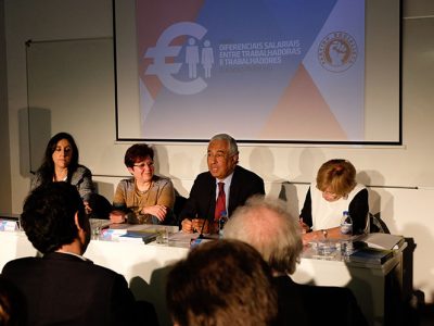 António Costa assume combate à desigualdade salarial
