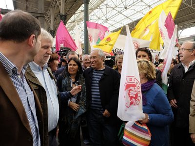 Quanto mais a luta aquece, mais força tem o PS