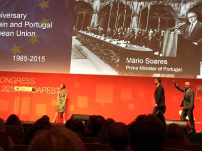 Congresso do PES evocou adesão ao projeto europeu