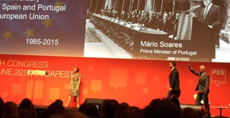 Congresso do PES evocou adesão ao projeto europeu