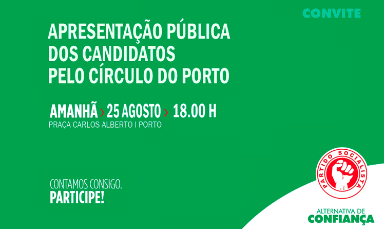 Apresentação dos candidatos do Porto