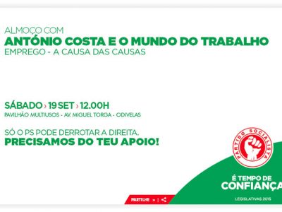António Costa e o mundo do trabalho