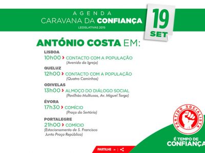 19, 20 e 21 de setembro