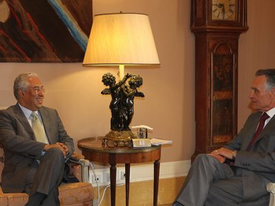 António Costa recebido pelo Presidente da República
