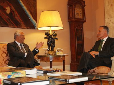 António Costa recebido hoje pelo Presidente da República