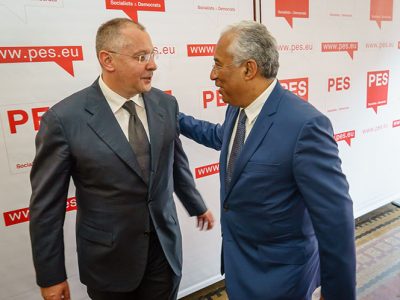 António Costa na reunião preparatória do PSE