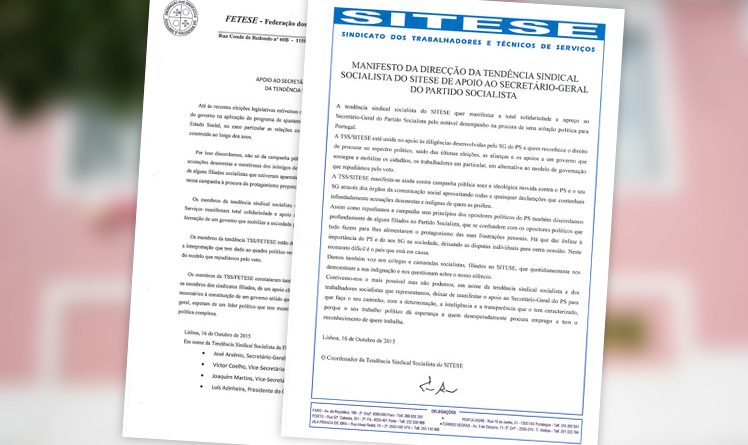 Sindicatos apoiam iniciativa de António Costa