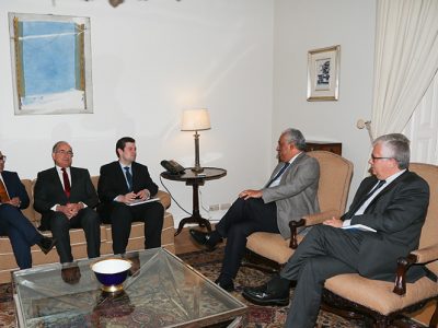 Primeiro-ministro recebeu Anafre