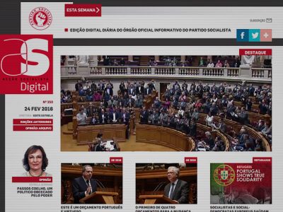Um ano de Acção Socialista Digital