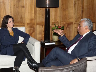 António Costa recebeu Assunção Cristas