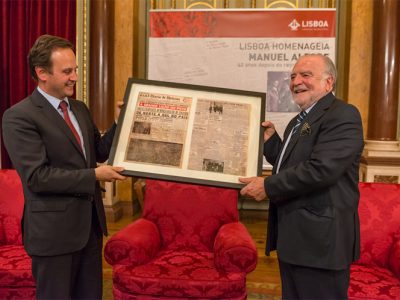 Manuel Alegre recebe Medalha de Honra da Cidade de Lisboa