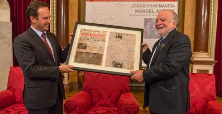 Manuel Alegre recebe Medalha de Honra da Cidade de Lisboa