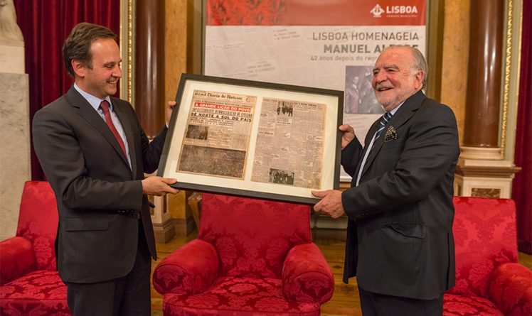 Manuel Alegre recebe Medalha de Honra da Cidade de Lisboa
