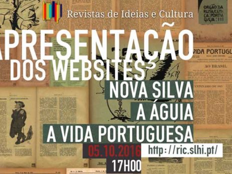 Revistas “Nova Silva”, “A Águia” e “A Vida Portuguesa” disponibilizadas em websites