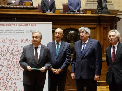 António Guterres destaca exemplo de Portugal