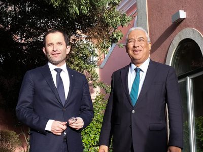 Benoît Hamon recebido na sede do PS