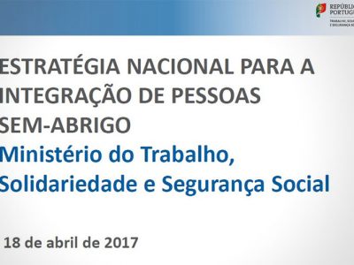 Sem-abrigo com acompanhamento universal e acesso mais rápido ao RSI