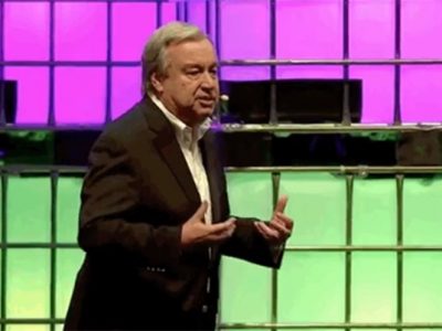 António Guterres defende visão estratégica conjunta para desafios da inovação tecnológica