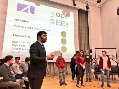 Alunos dispõem de 1 ME para melhorarem as suas escolas