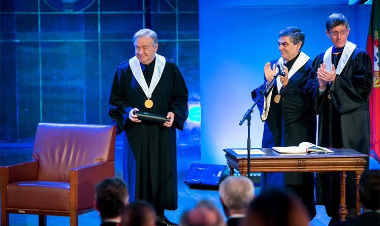 António Guterres “honoris causa” pela Universidade de Lisboa