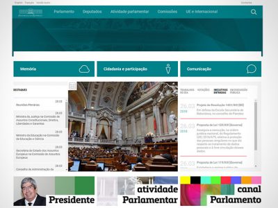Nova página do Parlamento reforça intervenção e participação dos cidadãos