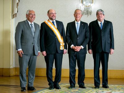 Martin Schulz agraciado com Grã-Cruz da Ordem da Liberdade