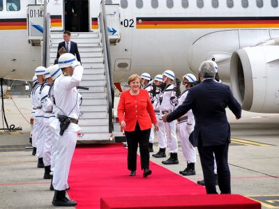 Merkel e António Costa debatem UEM e novo quadro financeiro europeu