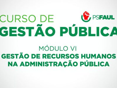 Gestão de Recursos Humanos na Administração Pública