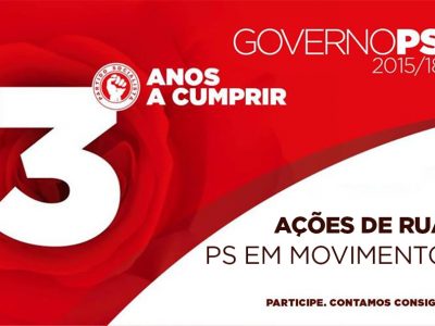 PS em movimento: ações de rua por todo o país