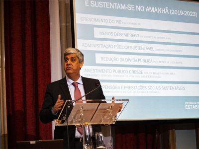 Portugal mantém meta do défice de 0,2% este ano e projeta excedente orçamental em 2020
