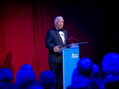 António Costa na cerimónia dos Estaleiros de Viana do Castelo