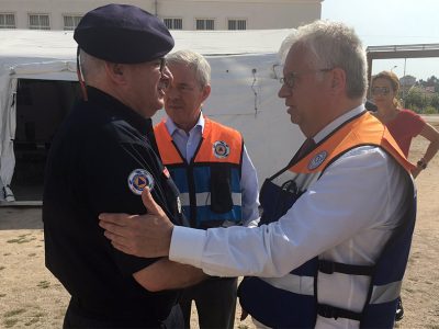Governo elogia competência dos bombeiros e realça prioridade à salvaguarda das populações