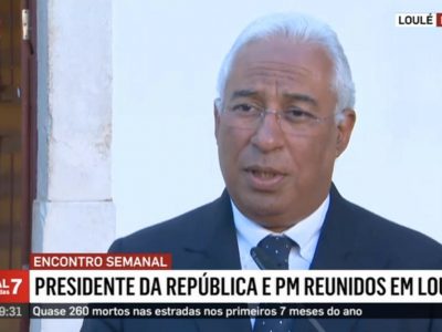 António Costa pede cautela nos dias em que o risco de incêndio é elevado