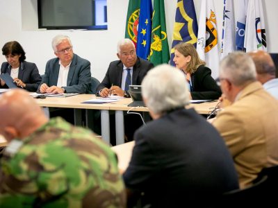 Eduardo Cabrita e António Costa na Proteção Civil