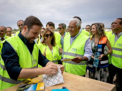 António Costa no Aeródromo de Ponte de Sor