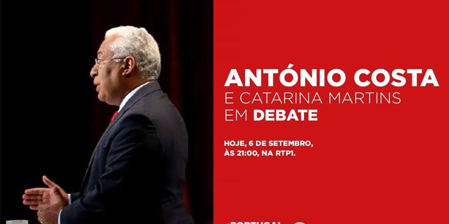 António Costa em debate com Catarina Martins RTP