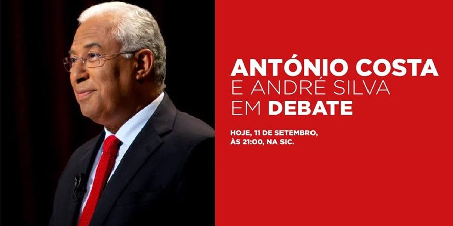 António Costa em debate com André Silva