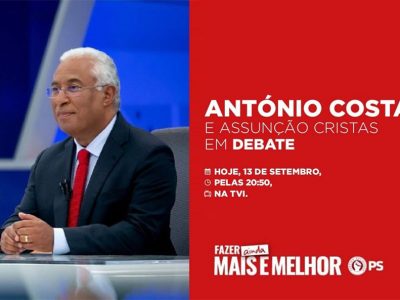 António Costa em debate com Assunção Cristas