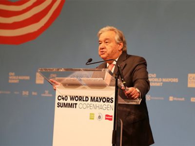António Guterres defende urgência nas metas da neutralidade carbónica