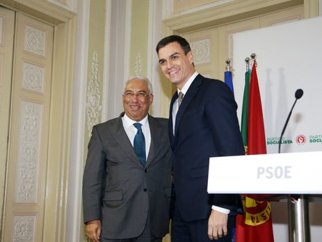 António Costa felicita Pedro Sánchez pela vitória do PSOE