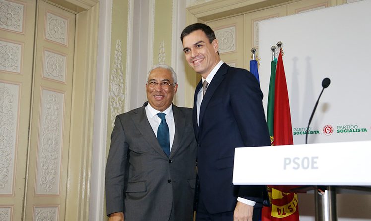 António Costa felicita Pedro Sánchez pela vitória do PSOE