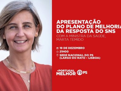 Marta Temido apresenta Plano de Melhoria de Resposta do SNS