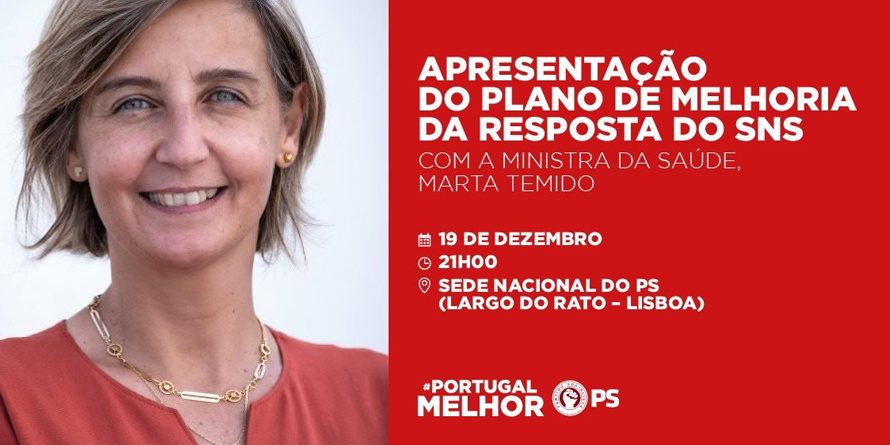 Marta Temido apresenta Plano de Melhoria de Resposta do SNS