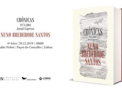 Lançamento: ‘Crónicas do Jornal Expresso’ de Nuno Brederode dos Santos