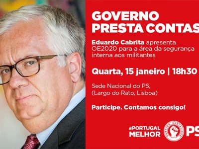 Eduardo Cabrita apresenta OE2020 para a área da segurança interna