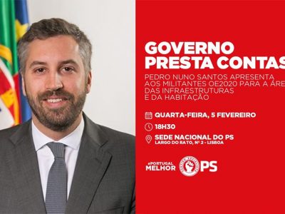 Pedro Nuno Santos apresenta OE2020 para investimento público e habitação