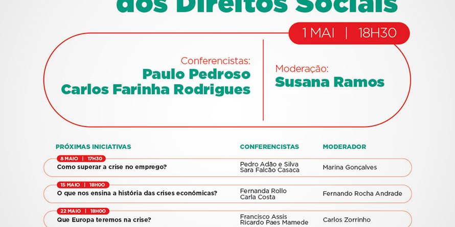 Primeira conferência digital para debater o pós-crise