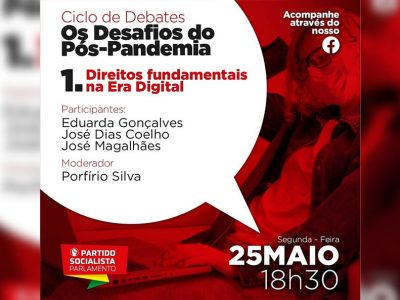 Grupo Parlamentar lança ciclo de debates sobre desafios pós-pandemia