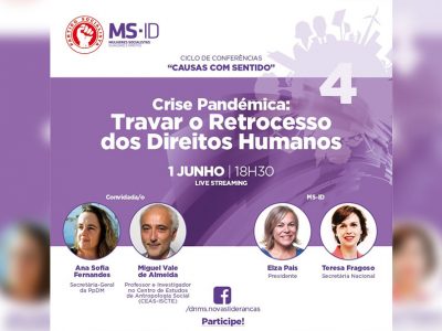Mulheres Socialistas debatem riscos para os direitos humanos em tempo de pandemia