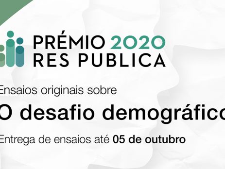 Prémio Res Publica 2020 com candidaturas abertas